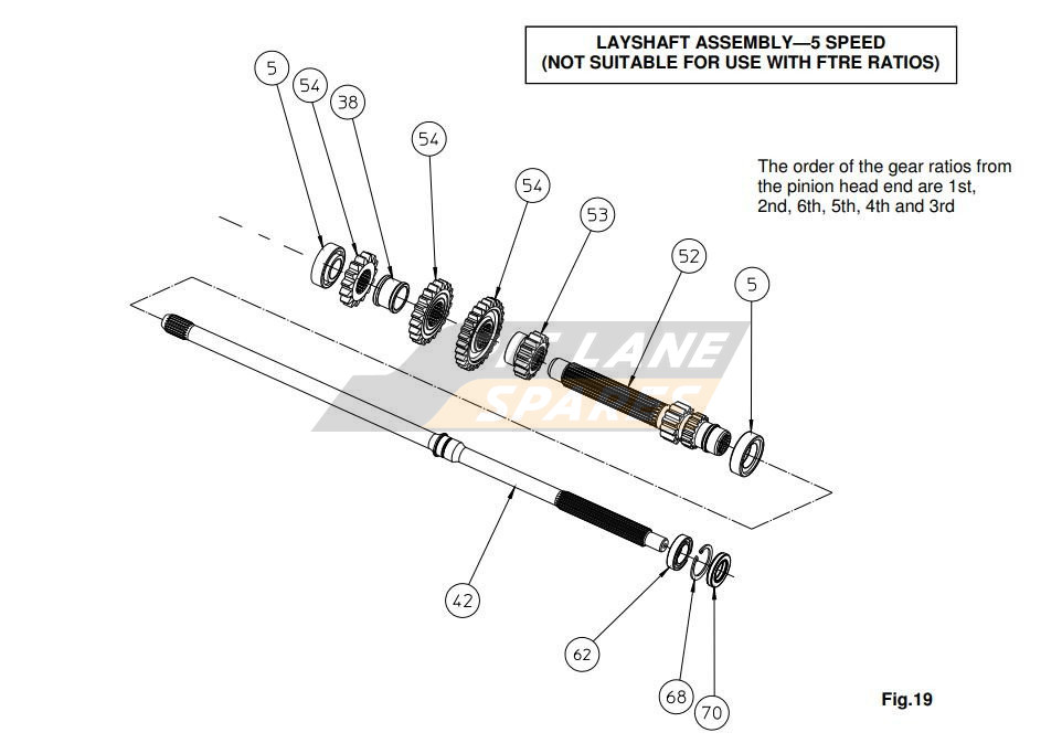 LAYSHAFT ASSY